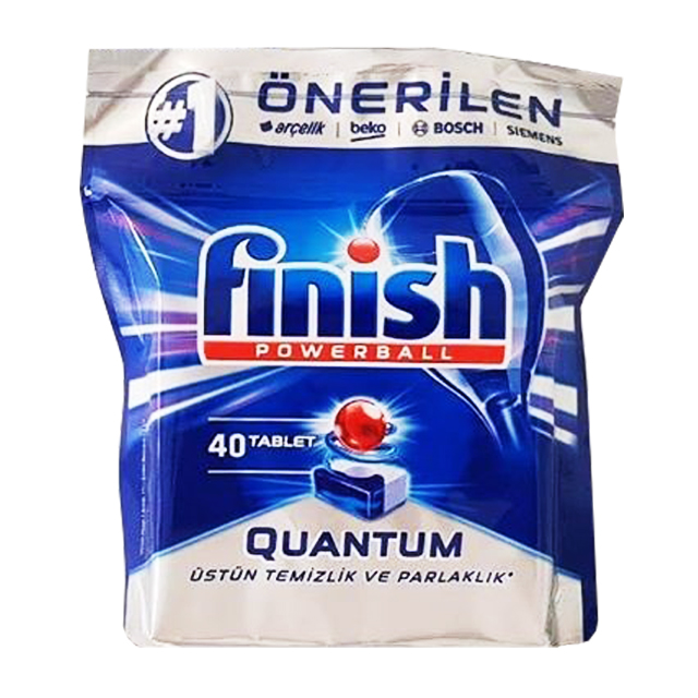قرص ماشین ظرفشویی فینیش مدل کوانتوم بسته 40 عددی