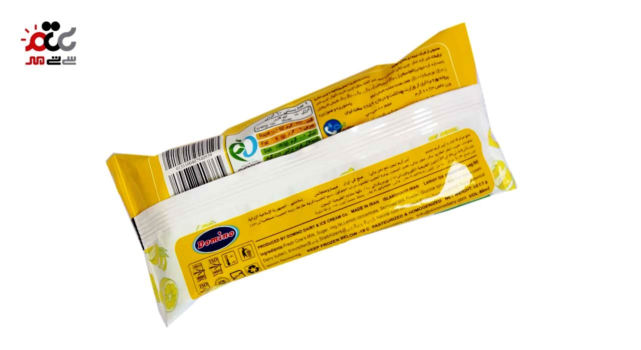 بستنی لیمویی دومینو 60 گرمی