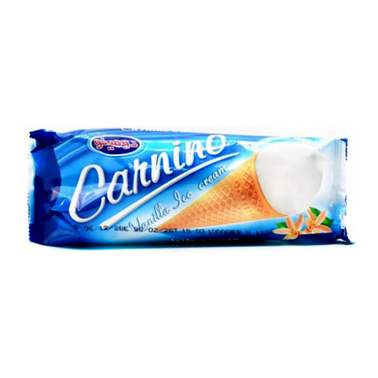 بستنی قیفی وانیلی دومینو 50 گرمی