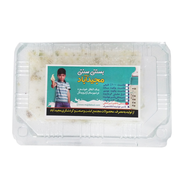 بستنی خانواده وانیلی مجید آباد 410 گرمی