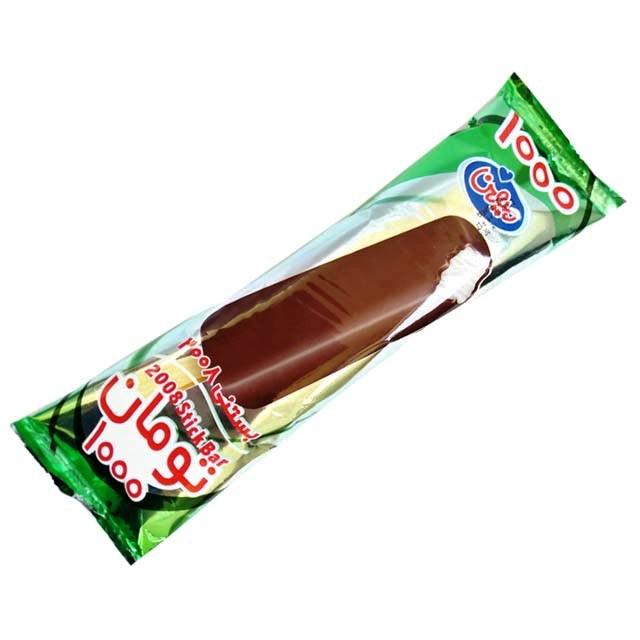 بستنی 2008 وانیلی با روکش شکلات میهن 62 گرمی