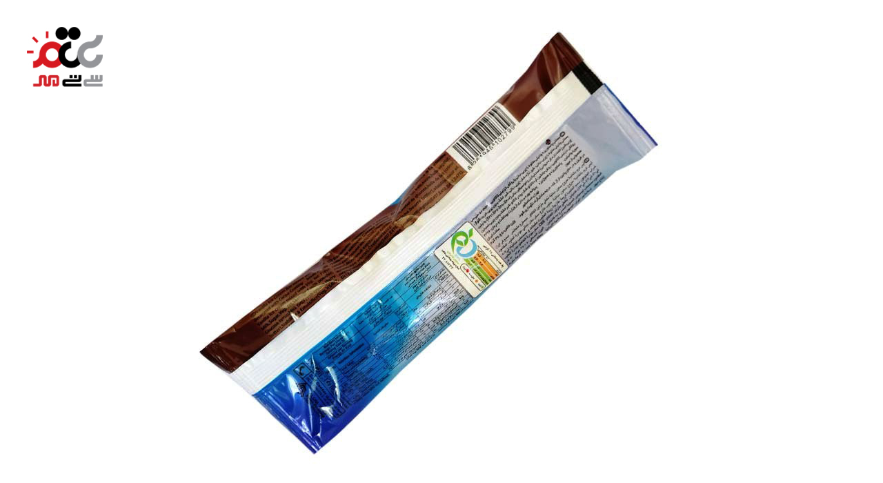 بستنی وانیلی با روکش تزئینی کاکائویی چوبی تک پاندا 35 گرمی