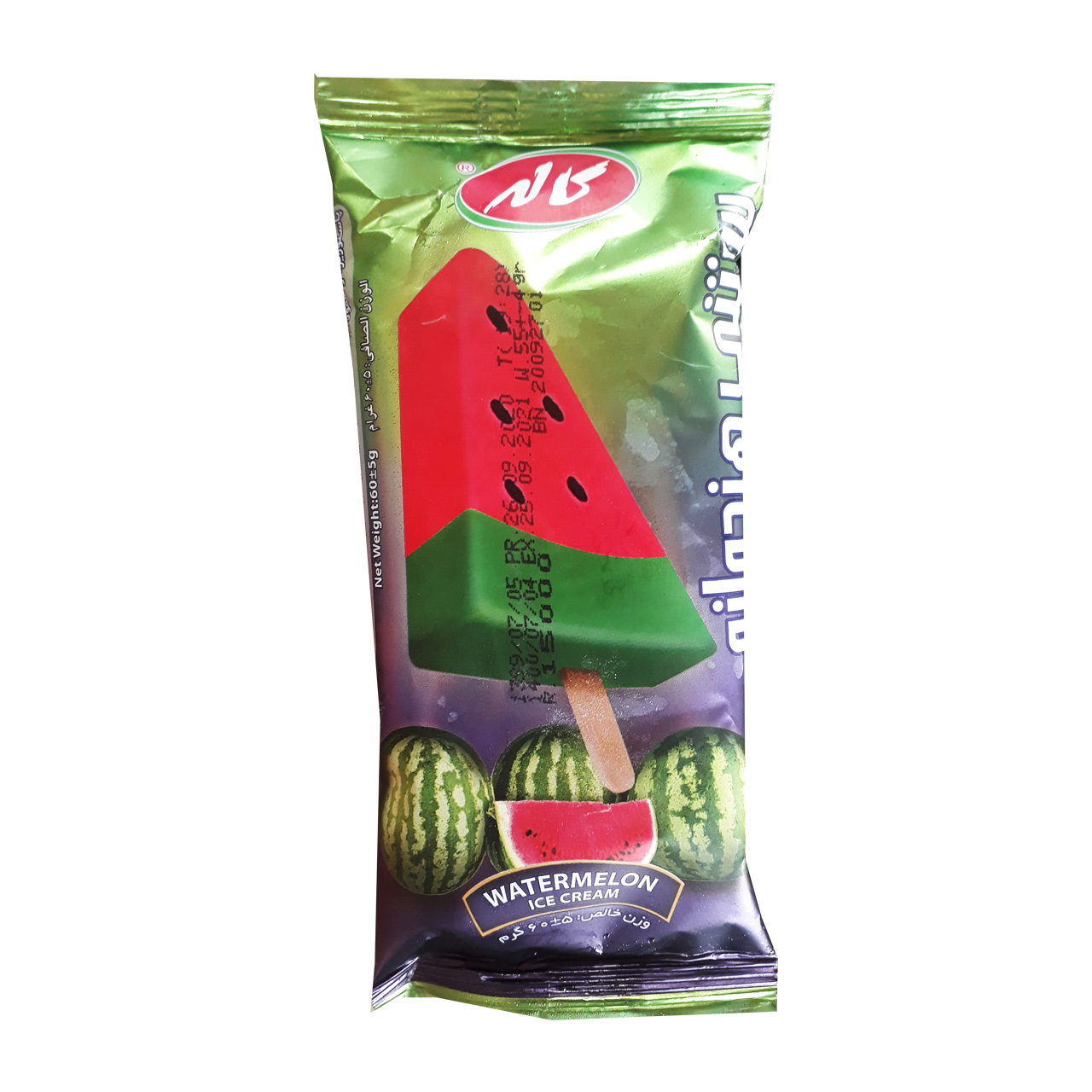 بستنی هندوانه ای کاله 65گرمی