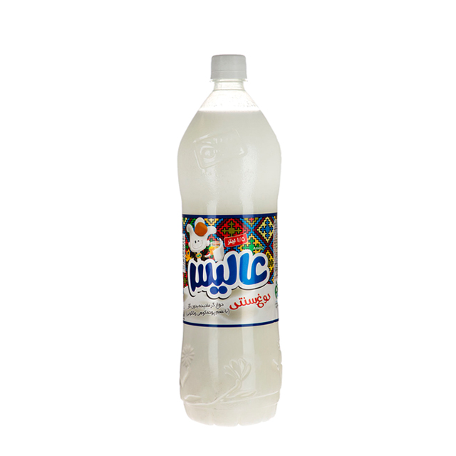 دوغ سنتی گرمادیده بدون گاز عالیس 1500 میلی لیتری