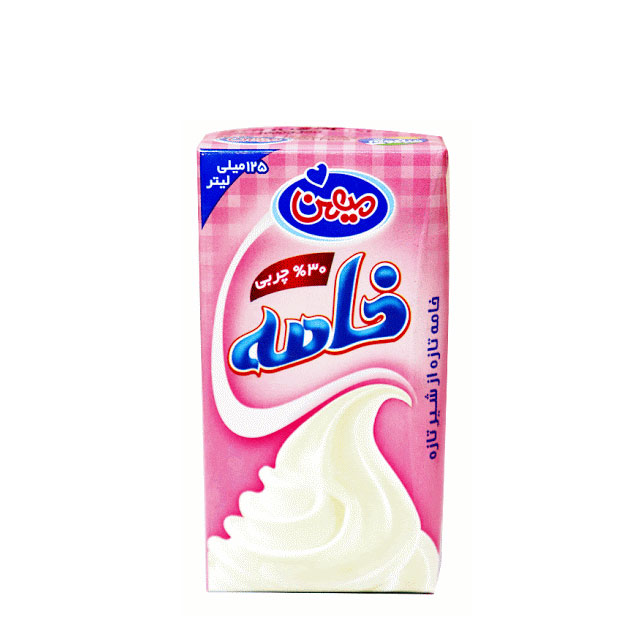 خامه ساده میهن 125 گرمی