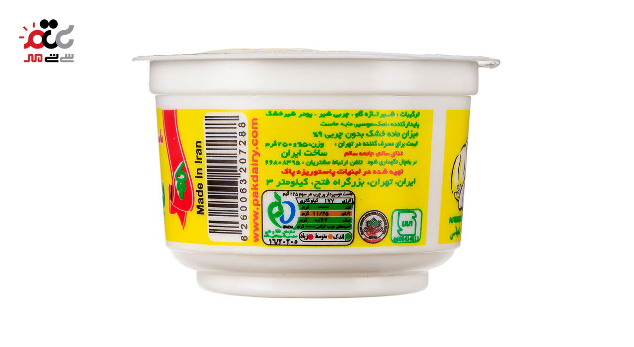 ماست پرچرب موسیر پاک 250 گرمی 