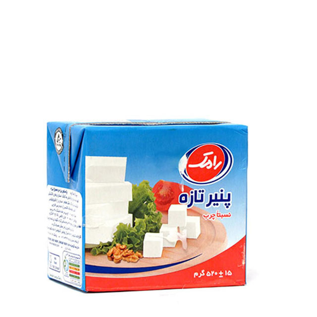پنیر تازه نسبتا چرب رامک 520 گرمی