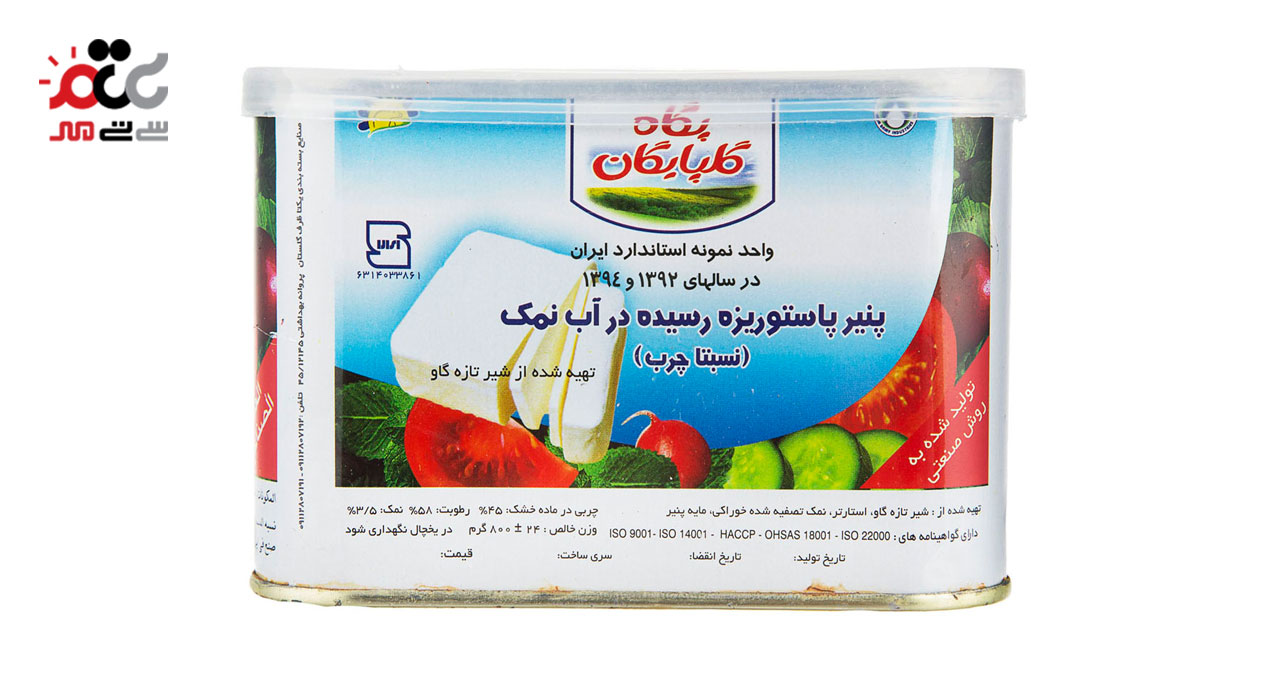 پنیر سنتی حلب پگاه 800 گرمی 