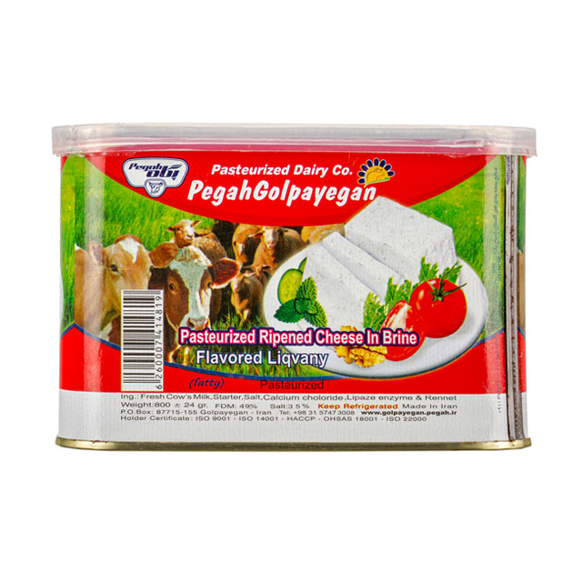 پنیر لیقوانی چرب پگاه 800 گرمی