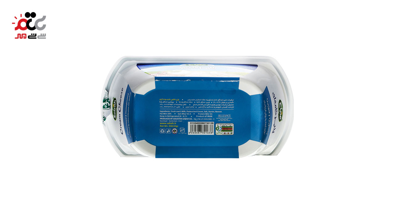 پنیر خامه ای صباح  350 گرمی