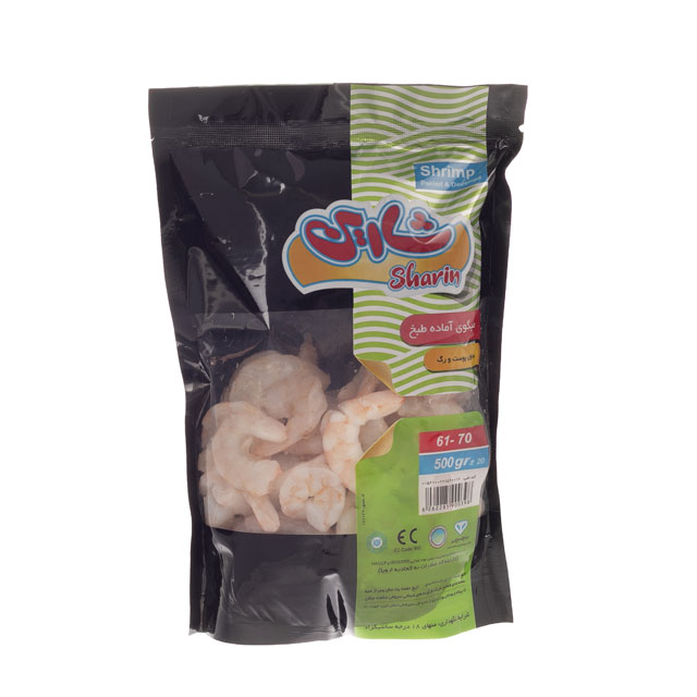 میگو بدون پوست و رگ سایز 70-61 شارین 500 گرمی