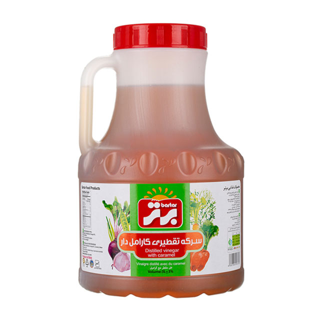 سرکه قرمز تقطیری برتر مدل کارامل دار 3000 میلی لیتری