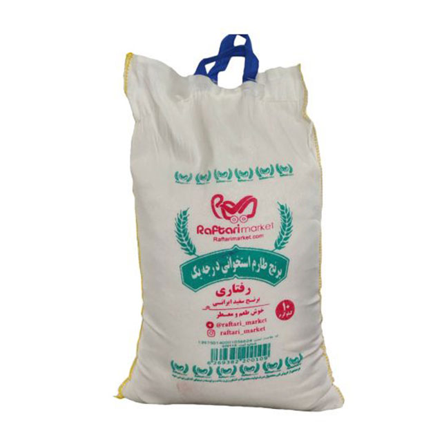 برنج طارم استخوانی درجه یک رفتاری 10 کیلوگرمی