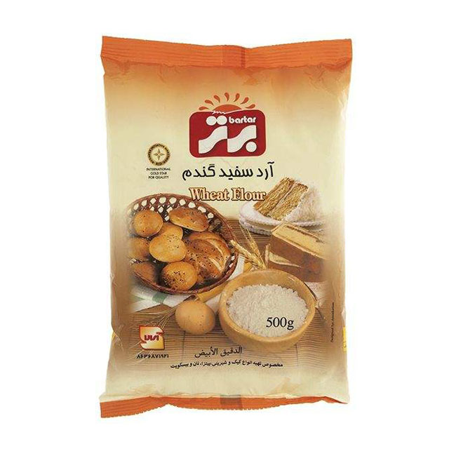 آرد سفید گندم برتر 500 گرمی