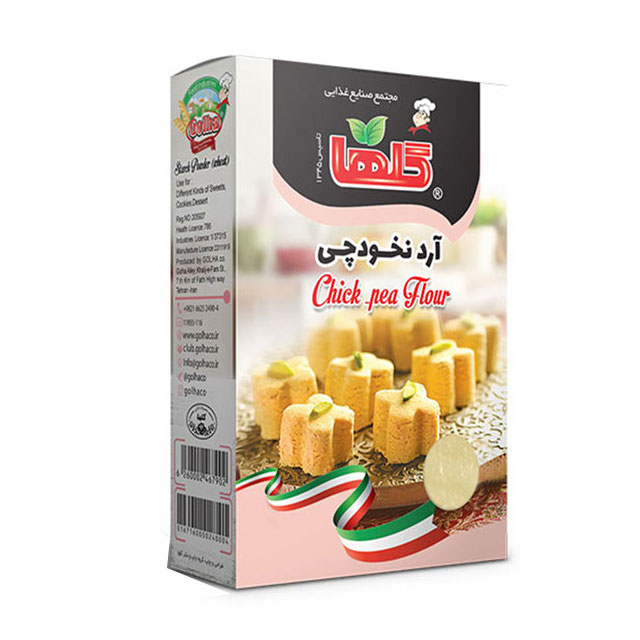 آرد نخودچی جعبه ای گلها 100 گرمی