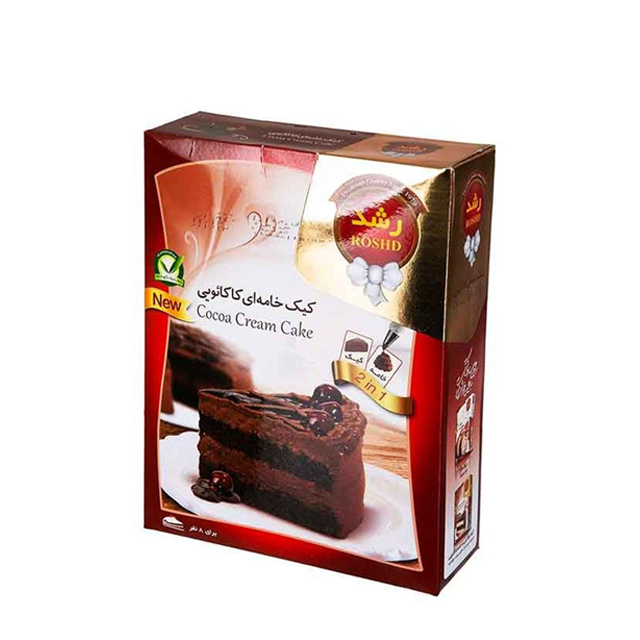 پودر کیک خامه ای کاکائویی رشد 500 گرمی