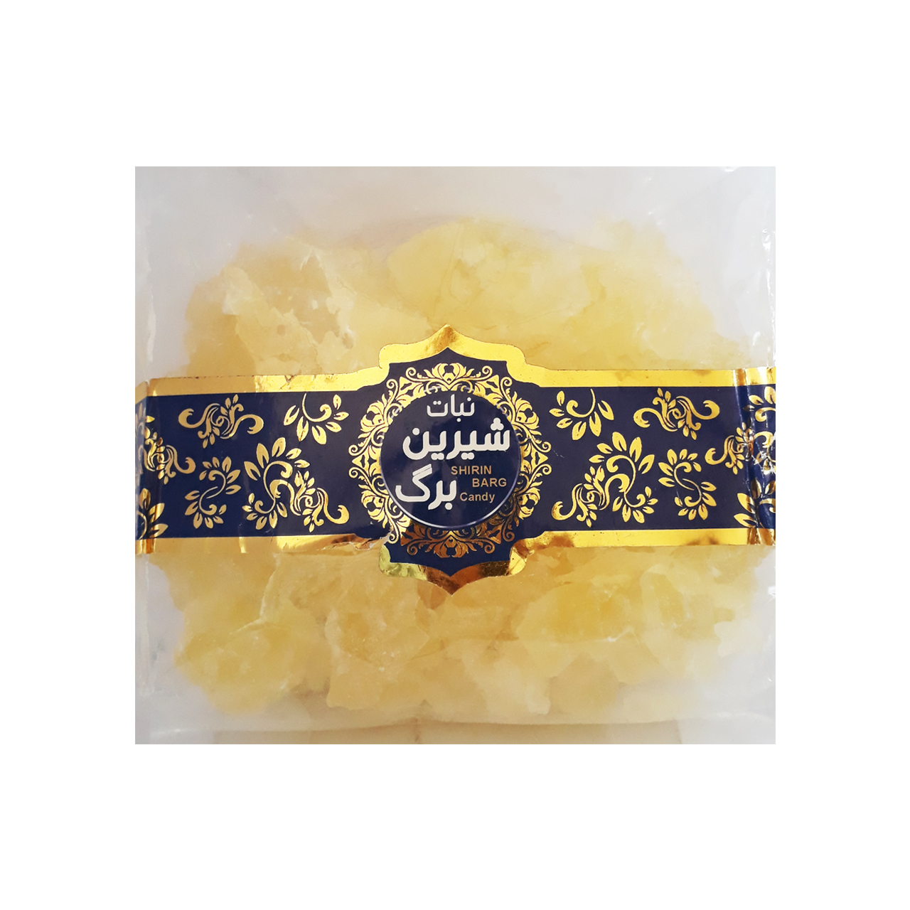خرده نبات زعفرانی شیرین برگ 900 گرمی