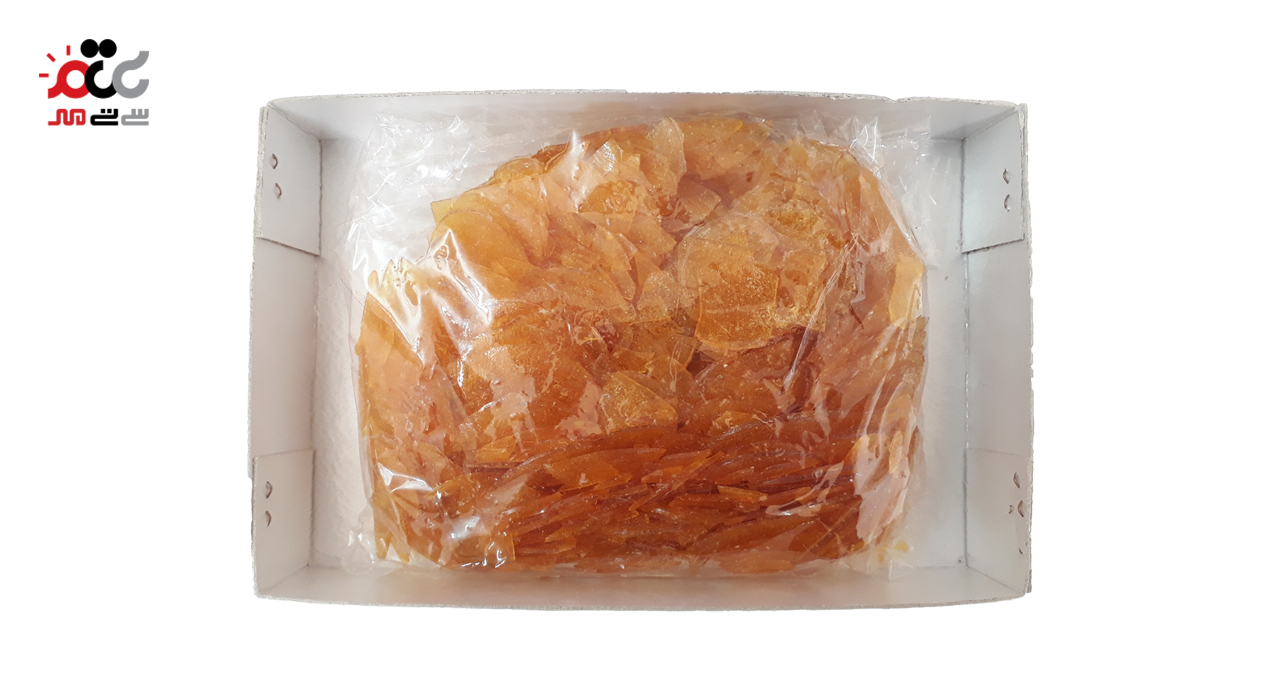 پولکی زعفرانی گز کرمانی 450 گرمی