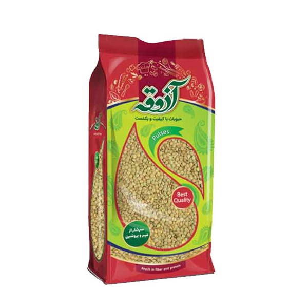 عدس ریز آذوقه بسته ای 900 گرمی