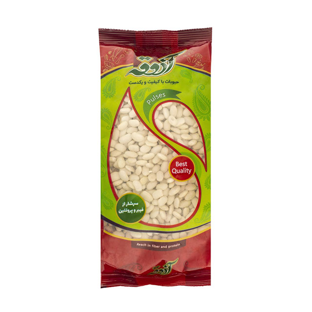 لوبیا سفید بسته ای آذوقه 900 گرمی