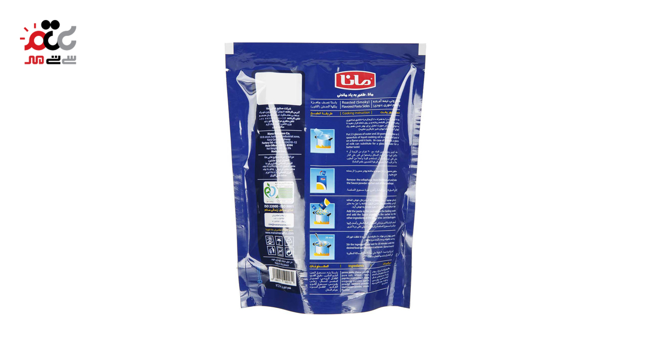 پاستا نیمه آماده با طعم تنوری مانا 145 گرمی