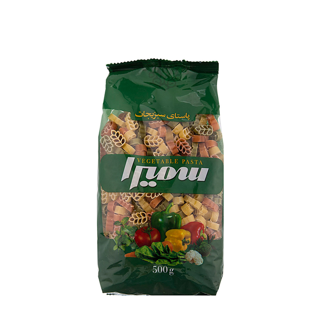 ماکارونی فرمی خوشه گندم سبزیجات سمیرا 500 گرمی