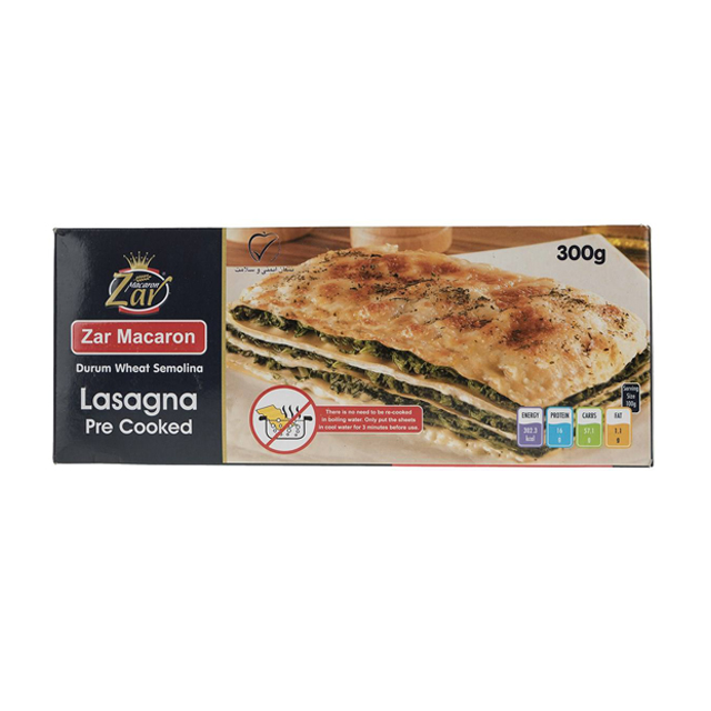 لازانیا زر ماکارون 300 گرمی