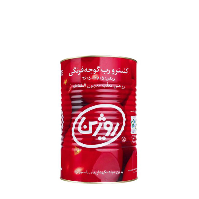 کنسرو رب گوجه فرنگی روژین 400 گرمی