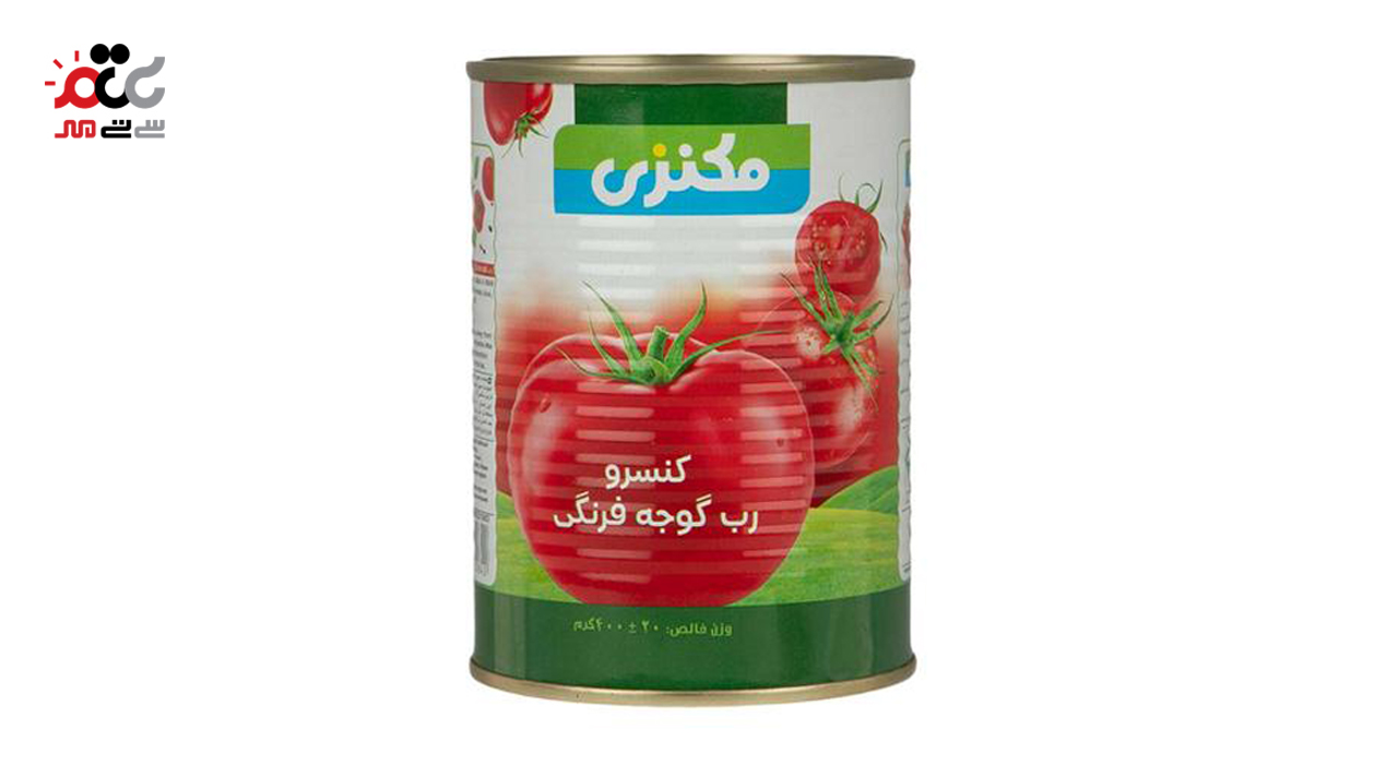 کنسرو رب گوجه فرنگی مکنزی 400 گرمی