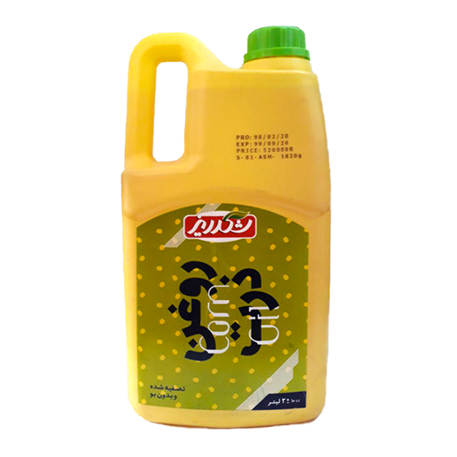 روغن ذرت تصفیه شده شکرریز 2000 میلی لیتری