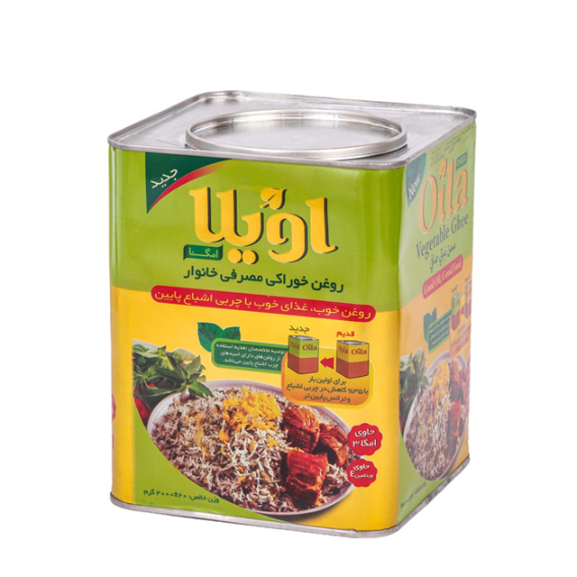 روغن نباتی جامد اویلا 4 کیلوگرمی