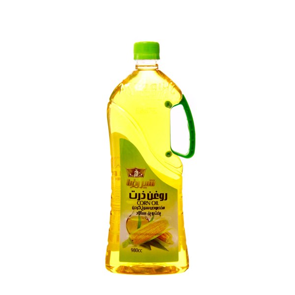 روغن ذرت شیررضا 880 گرمی
