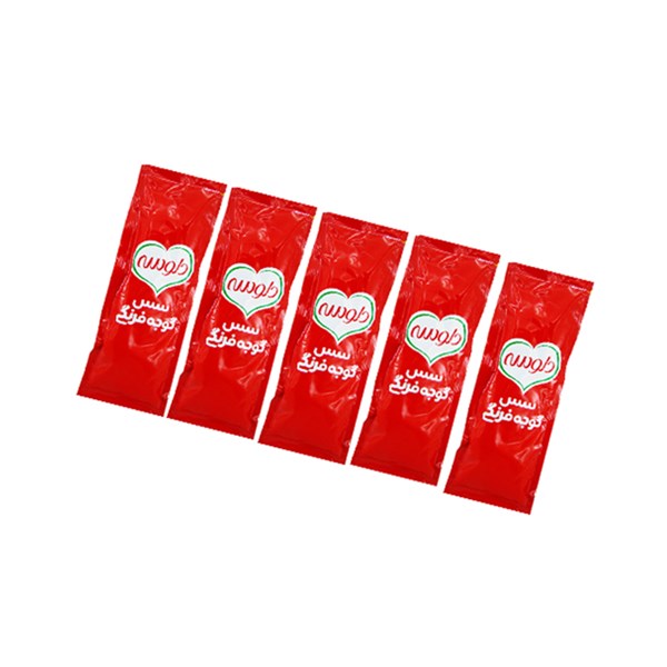 سس گوجه فرنگی تک نفره دلوسه 20 گرمی بسته 5 عددی