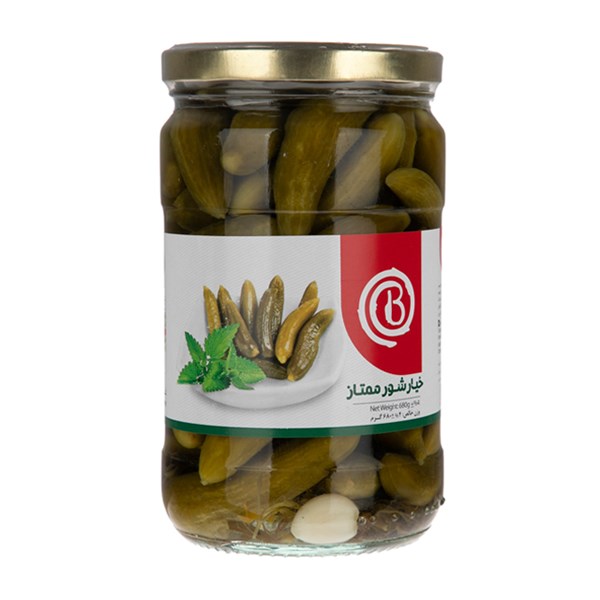 خیارشور ممتاز بیژن 680 گرمی