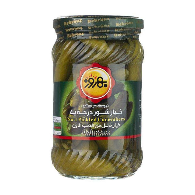 خیار شور درجه یک بهروز 660 گرمی