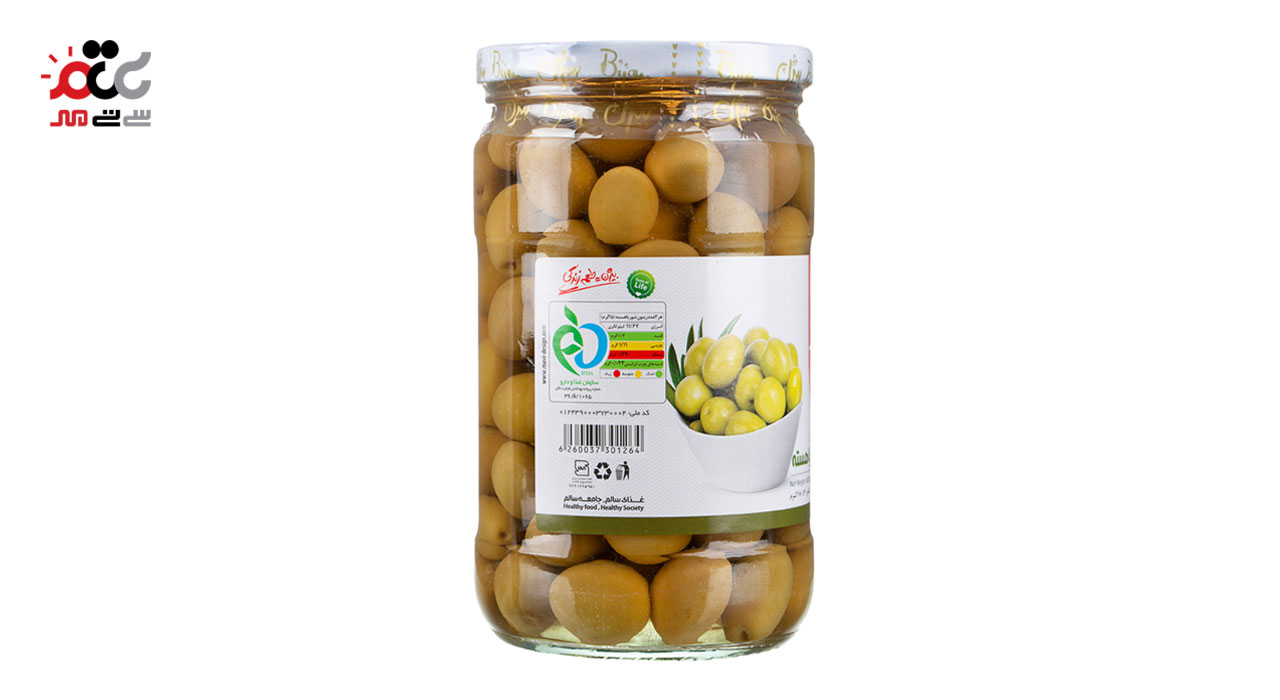 زیتون شور هسته دار بیژن 680 گرمی