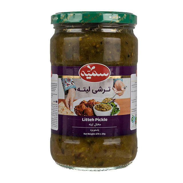 ترشی لیته بادمجان سمیه 670 گرمی