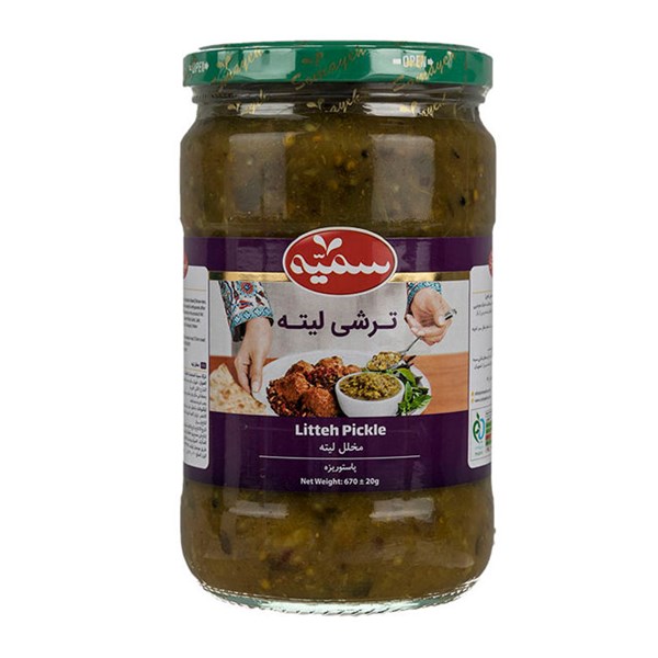 ترشی لیته بادمجان سمیه 670 گرمی
