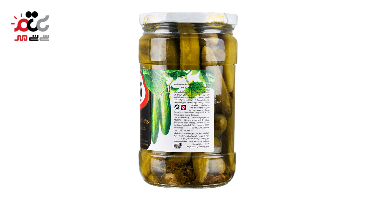 خیارشور ممتاز یک و یک 660 گرمی