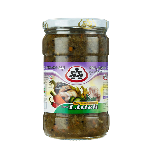 ترشی لیته یک و یک 630 گرمی