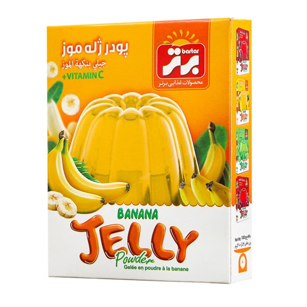 پودر ژله موز برتر 100 گرمی