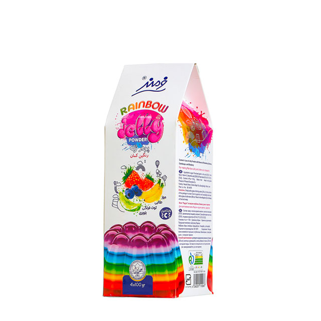 پودر  ژله رنگین کمان  فرمند 400 گرمی