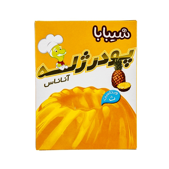 پودر ژله آناناس شیبابا 100 گرمی