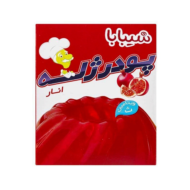 پودر ژله انار شیبابا 100 گرمی