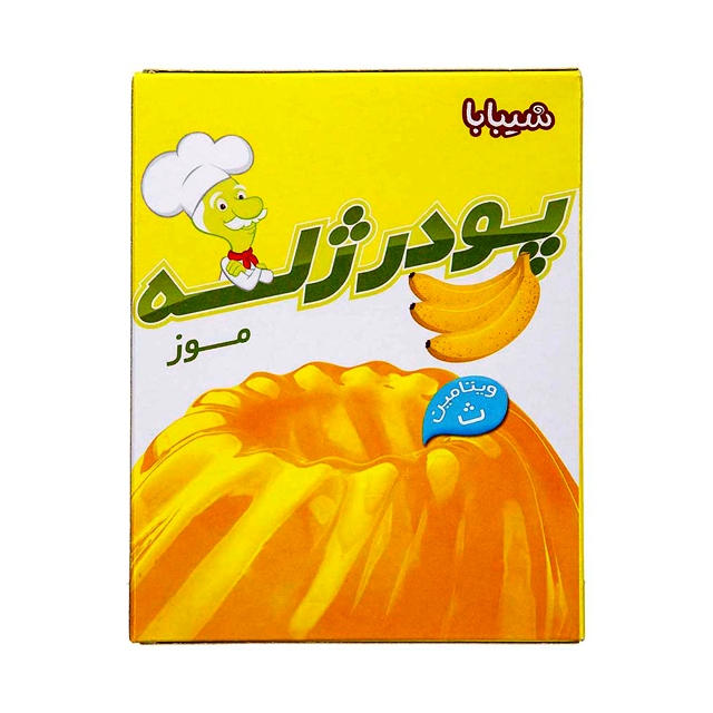 پودر ژله موز شیبابا 100 گرمی