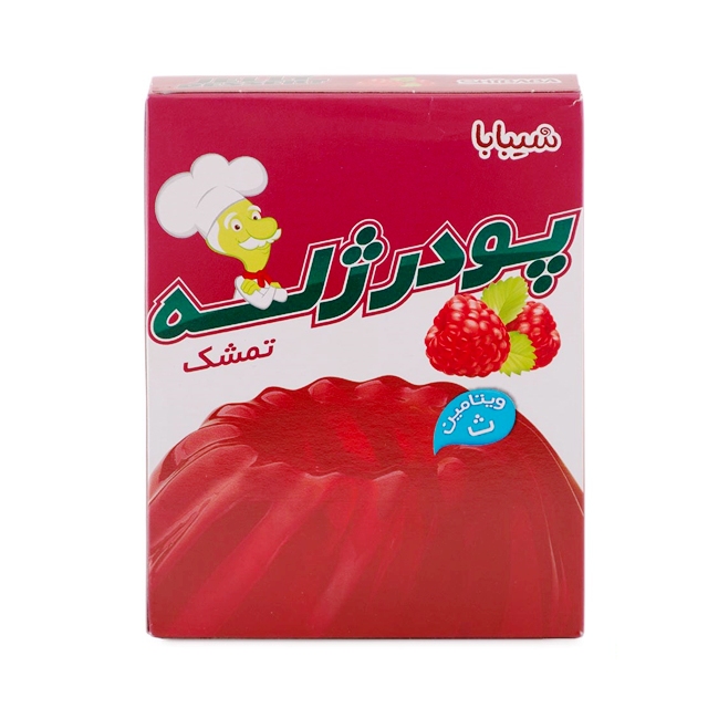 پودر ژله تمشک شیبابا 100 گرمی