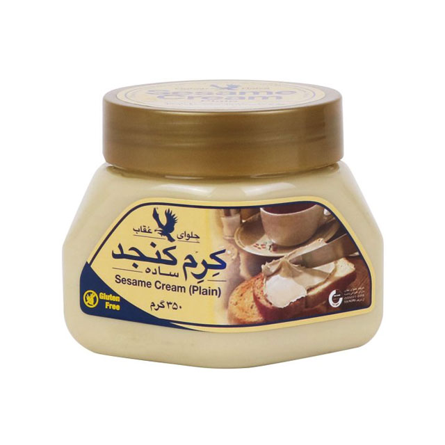 کرم کنجد ساده عقاب 350 گرمی 