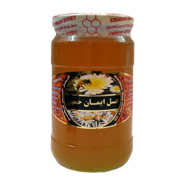 عسل گون مخصوص بدون موم ایمان خمین 1000 گرمی شیشه ای