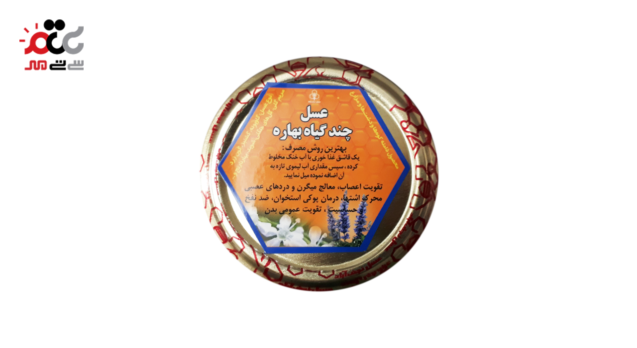 عسل طبیعی بدون موم چند گیاه بهاره 350 گرمی