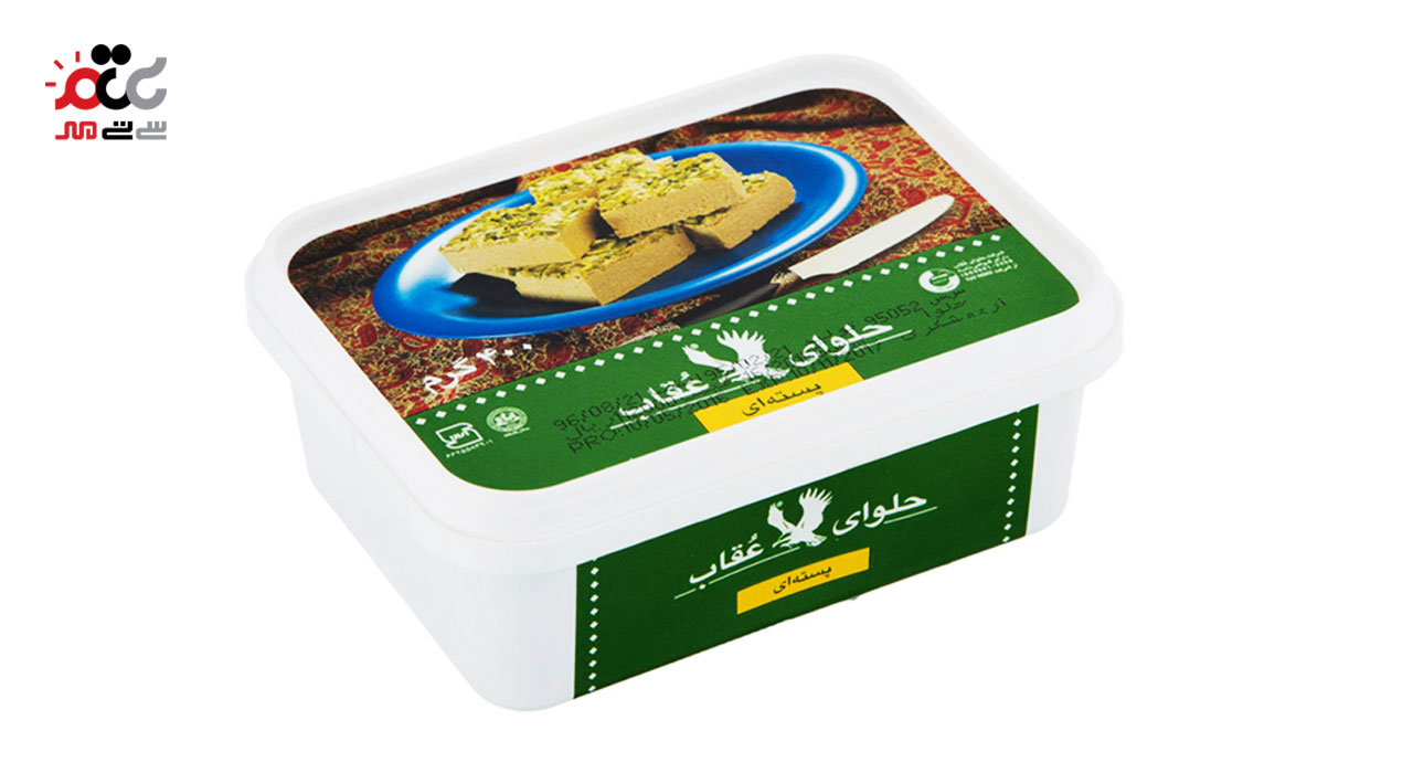 حلوا شکری پسته ای عقاب 400 گرمی